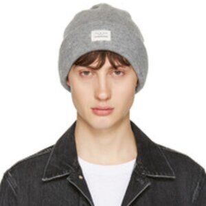 RAG & BONE "STANDARD ISSUE" GREY BEANIE